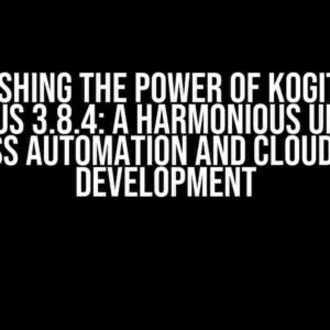 Unleashing the Power of Kogito and Quarkus 3.8.4: A Harmonious Union of Business Automation and Cloud-Native Development